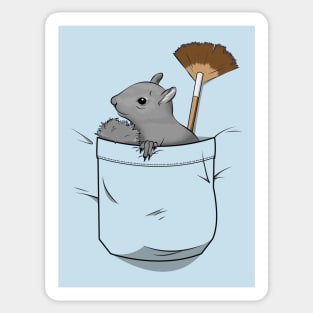 The Pocket Squirrel Sticker